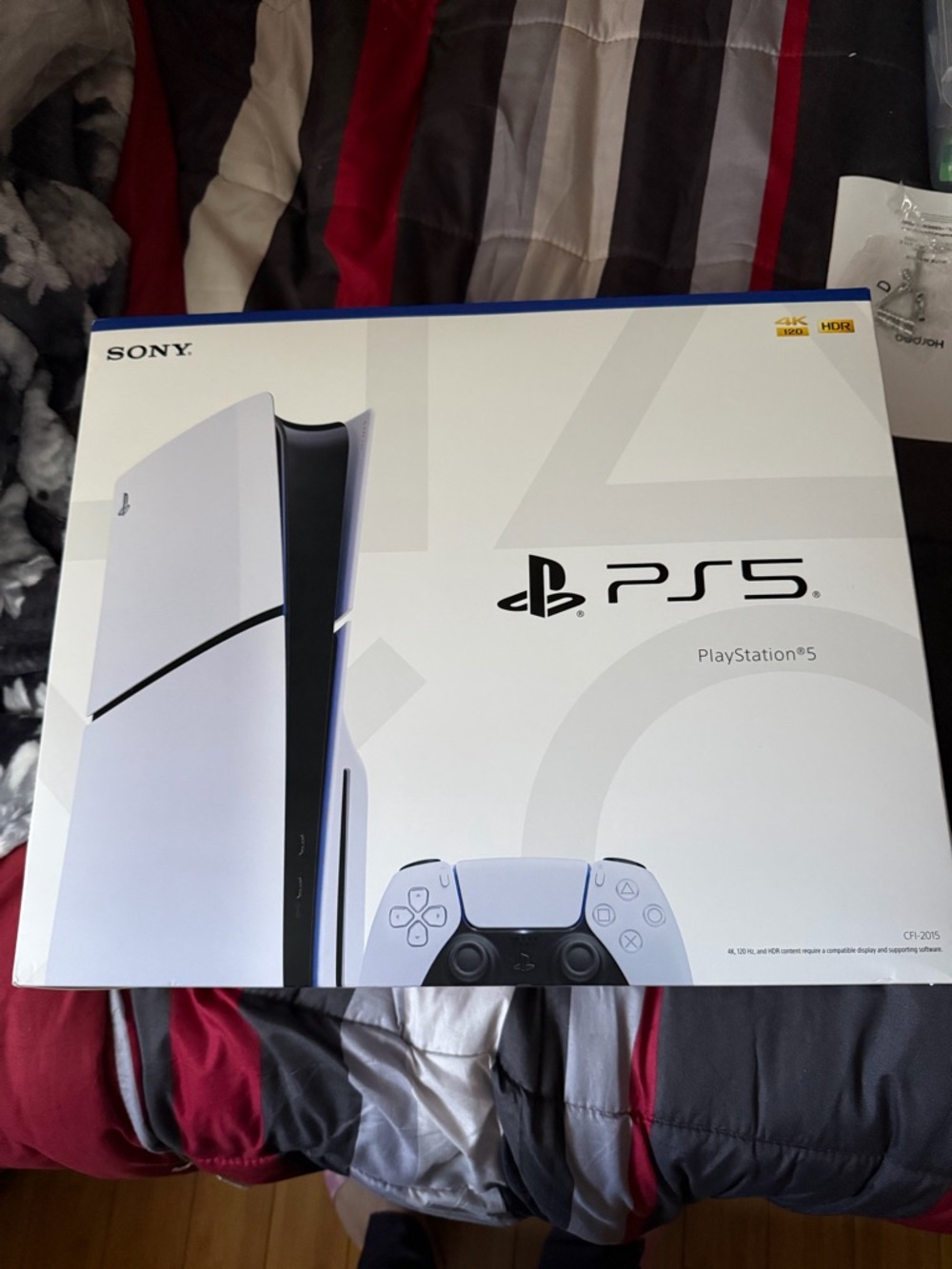 Sony PS5 Console in White with Black Accents